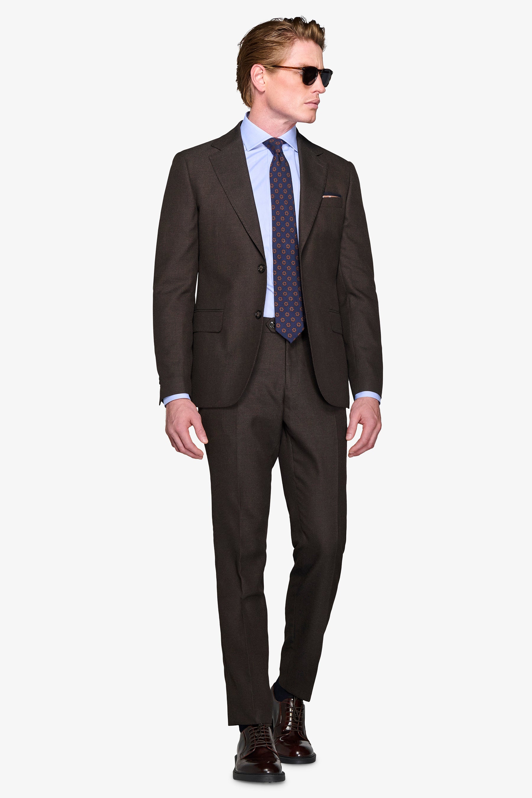 Abito occhio di pernice moro-Dan John