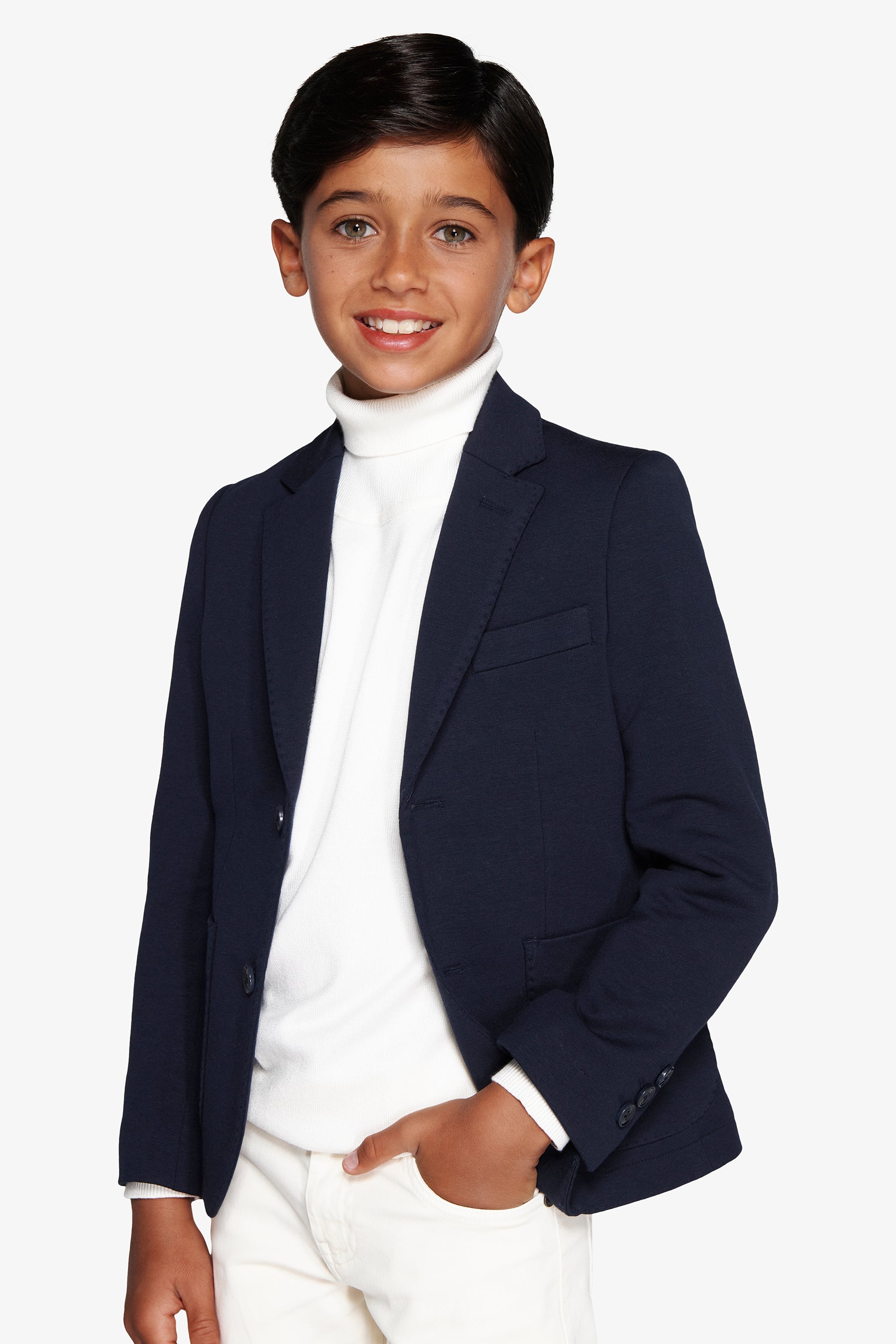 Americana de punto azul Kids