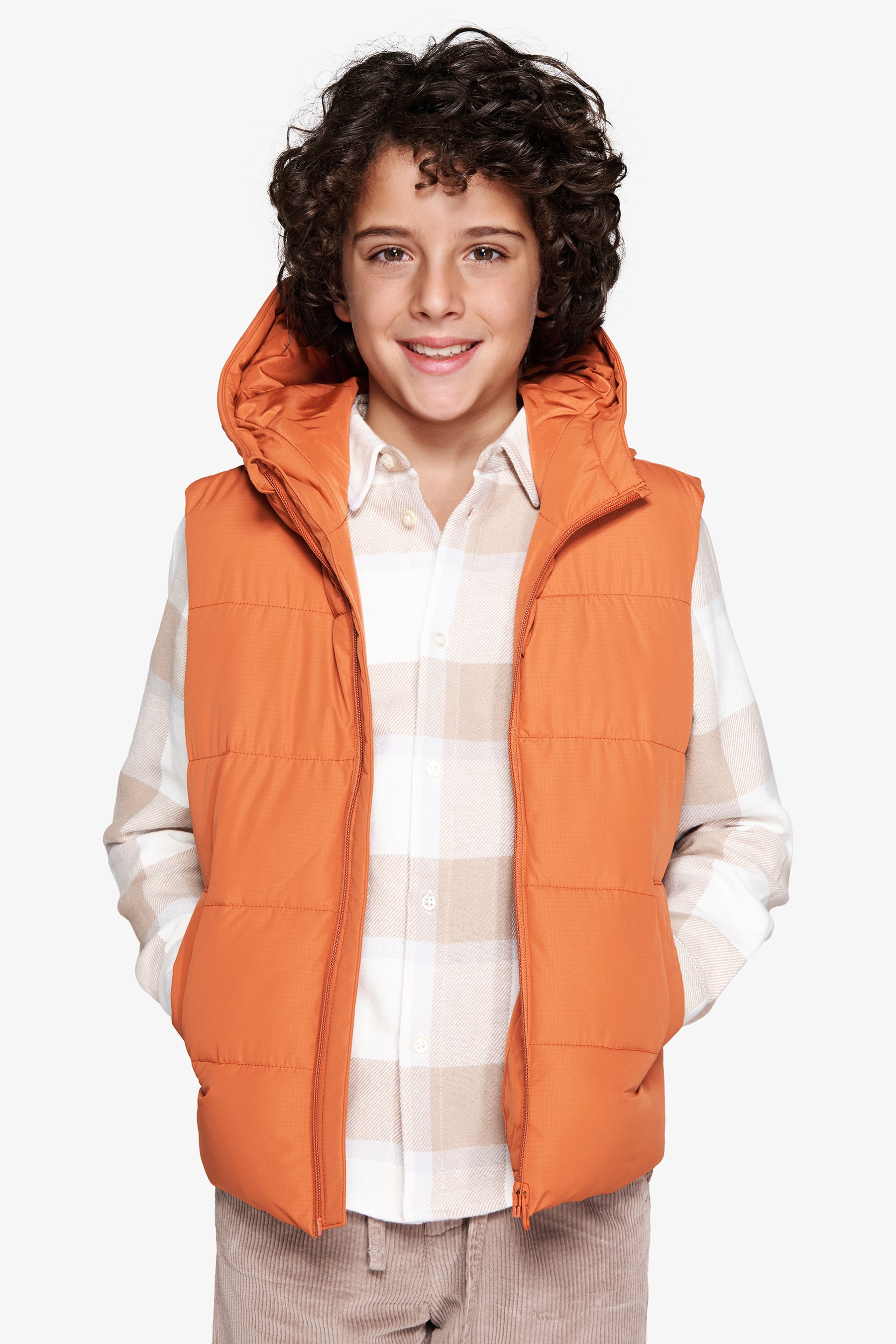 Chaleco clásico acolchado naranja Kids