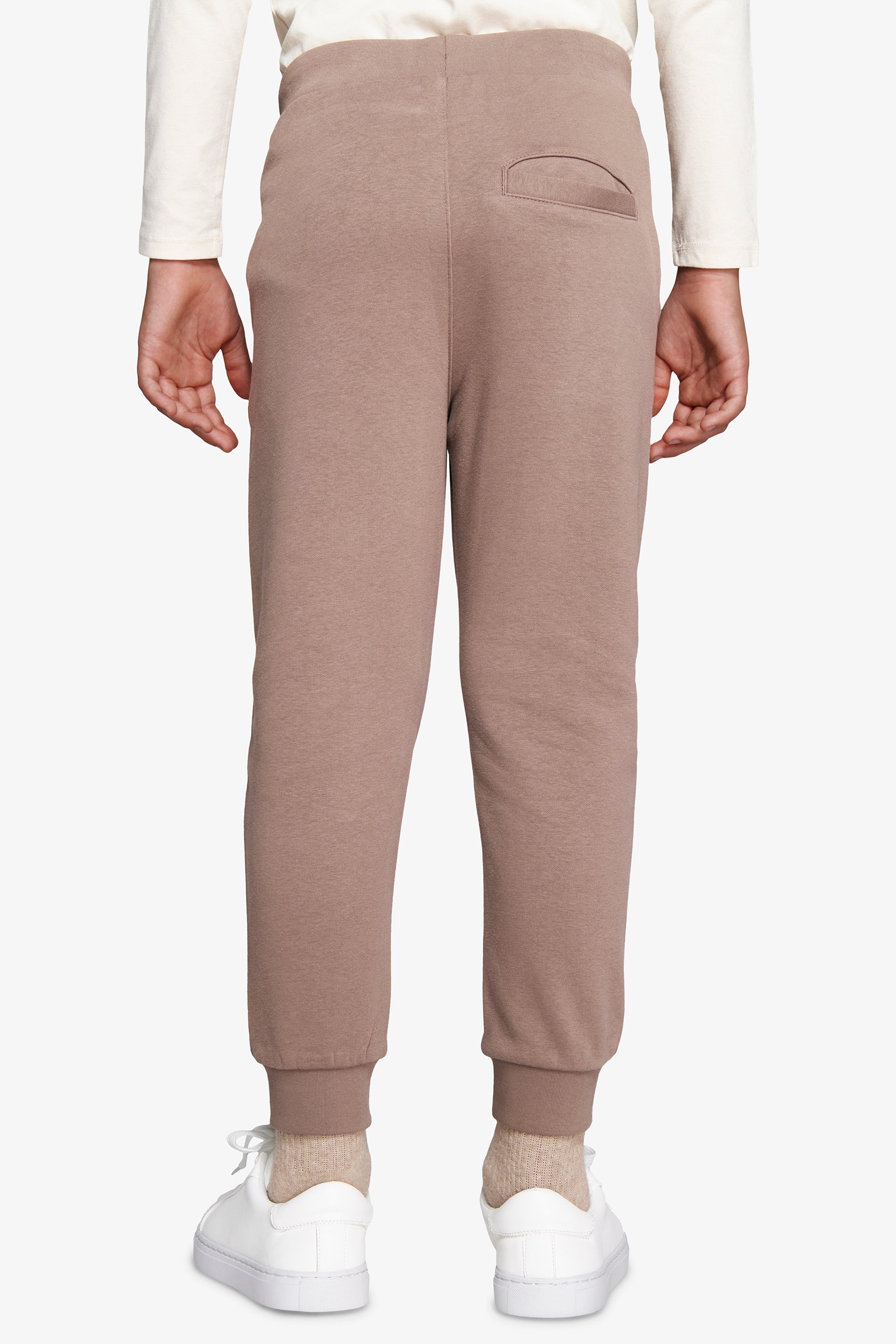 Pantalón de felpa basic gris tórtola Kids