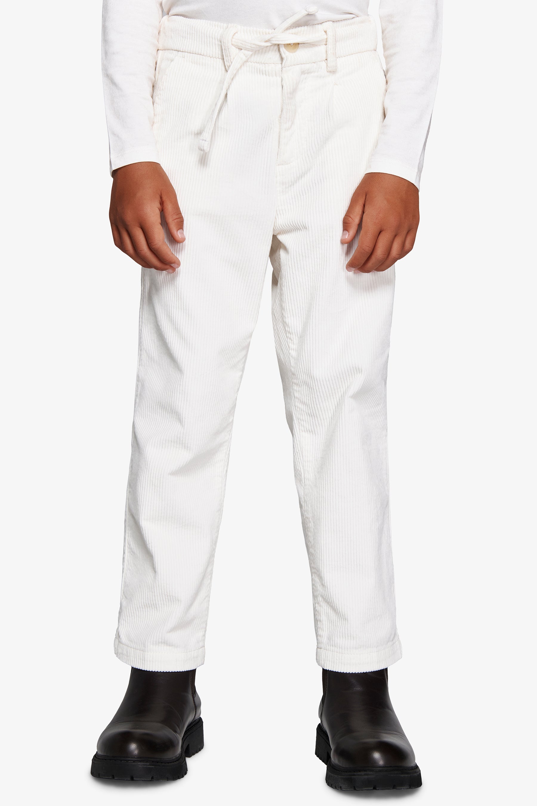 Pantalón de pana blanco roto Kids