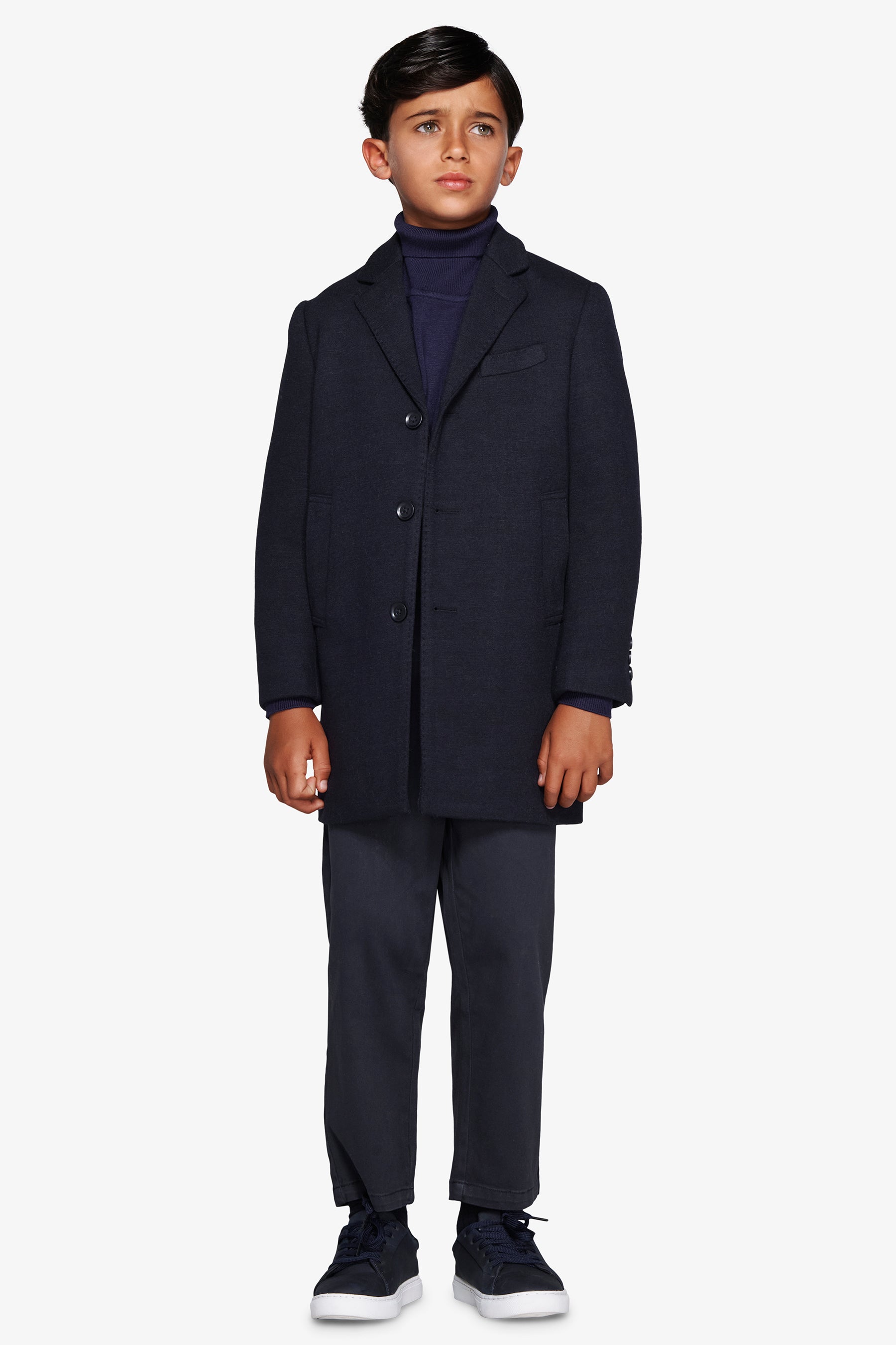Abrigo baronet azul Kids
