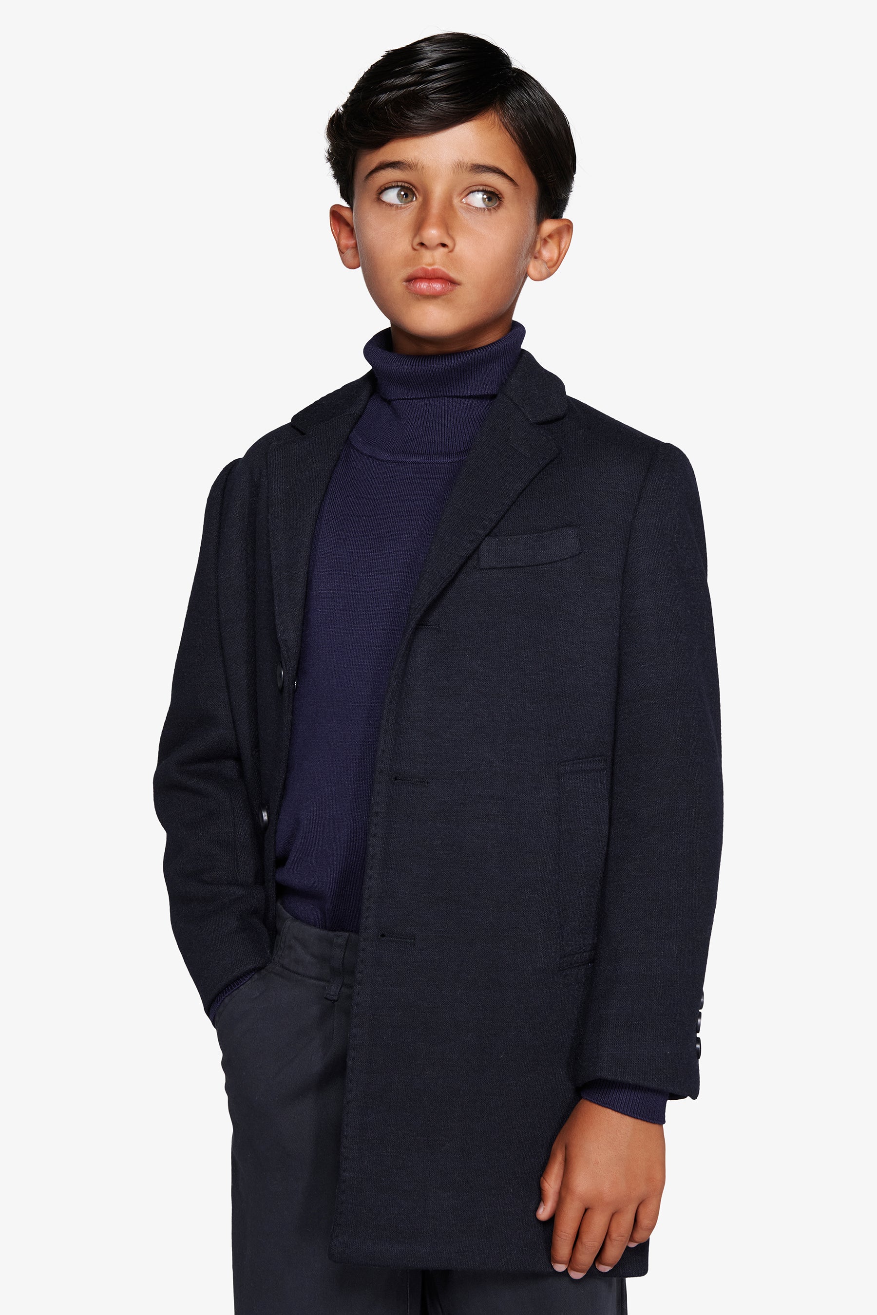 Abrigo baronet azul Kids