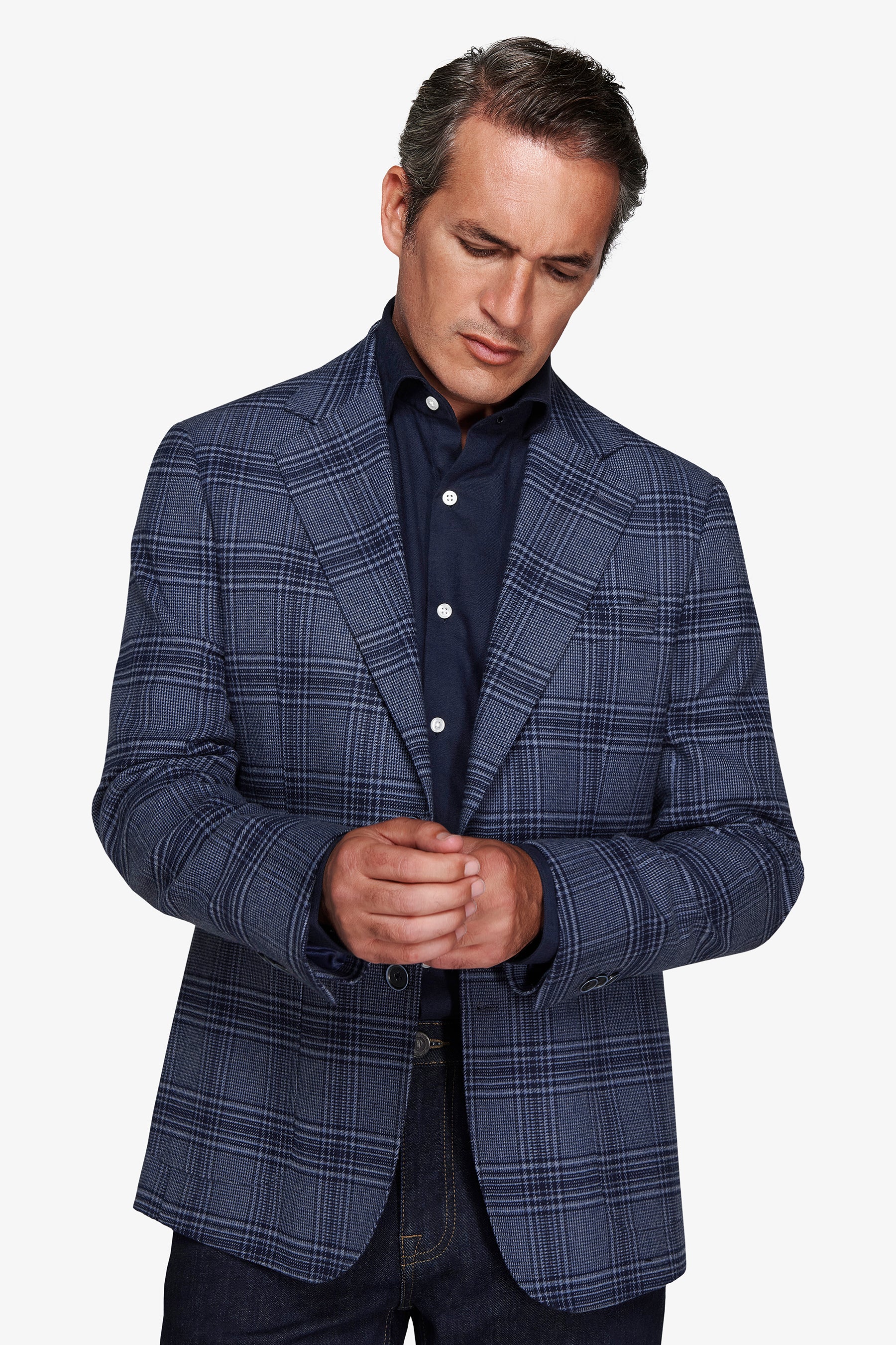 Americana Gales azul azafata