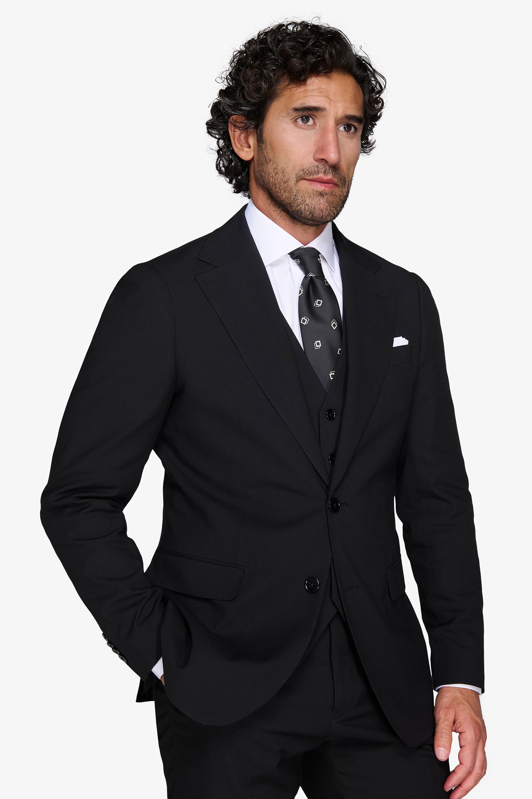 Americana clásica negra