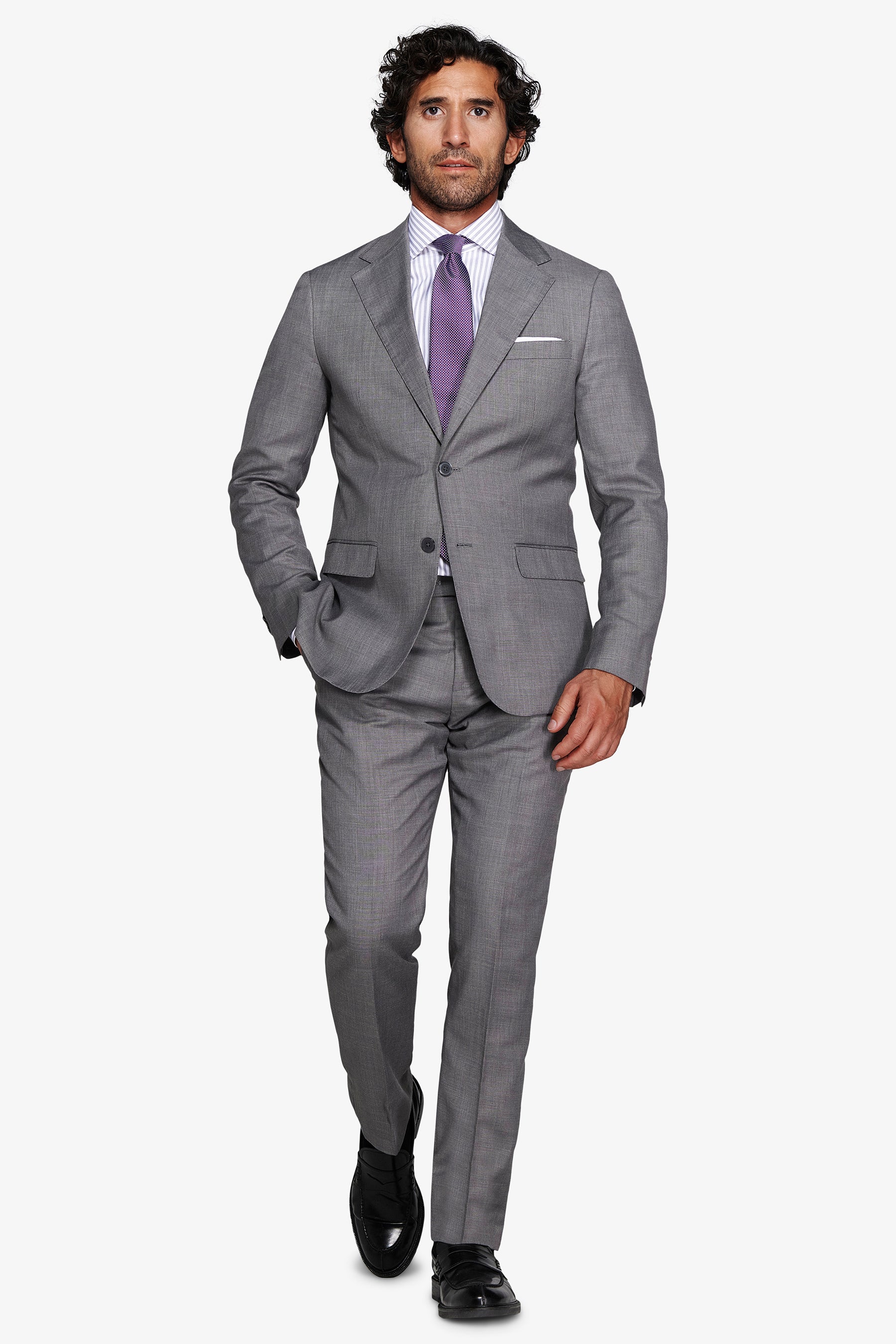 Chaqueta grisalla gris medio