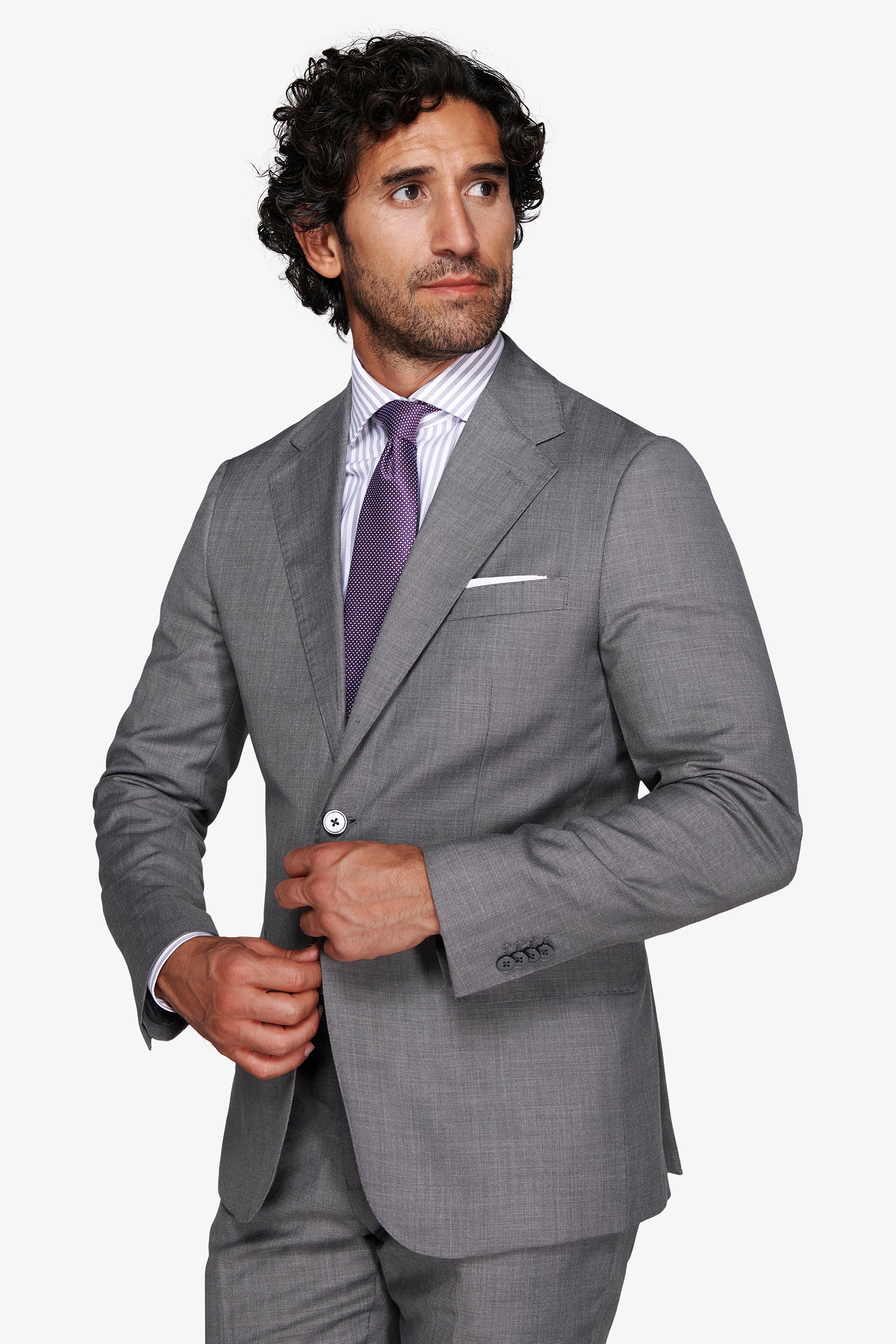 Chaqueta grisalla gris medio