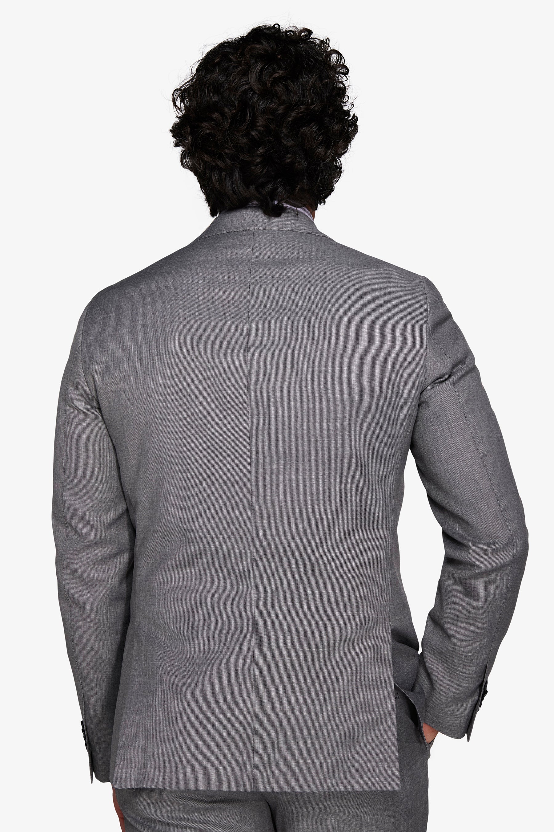 Giacca in grisaglia grigio medio