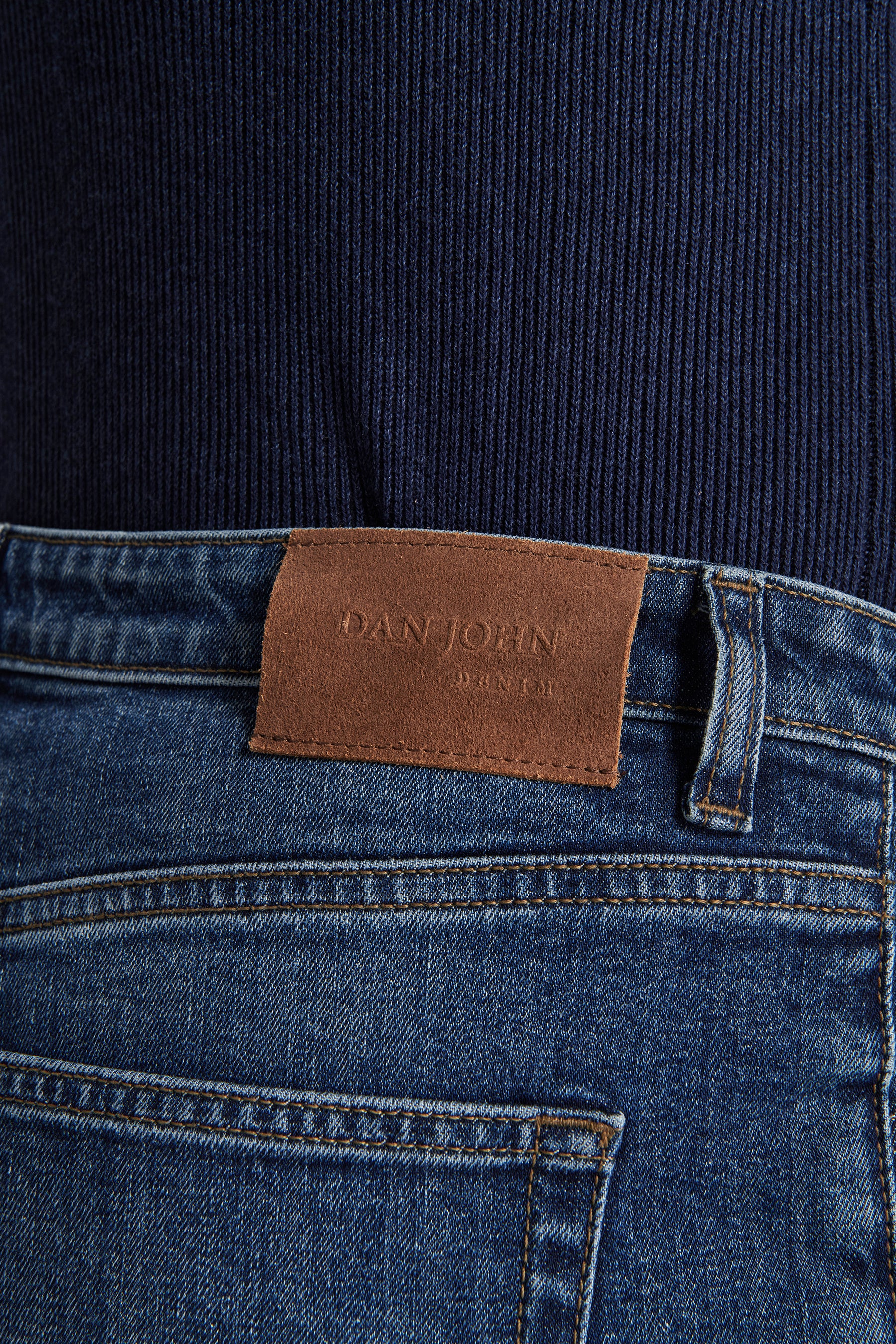 Pantalón denim azul medio