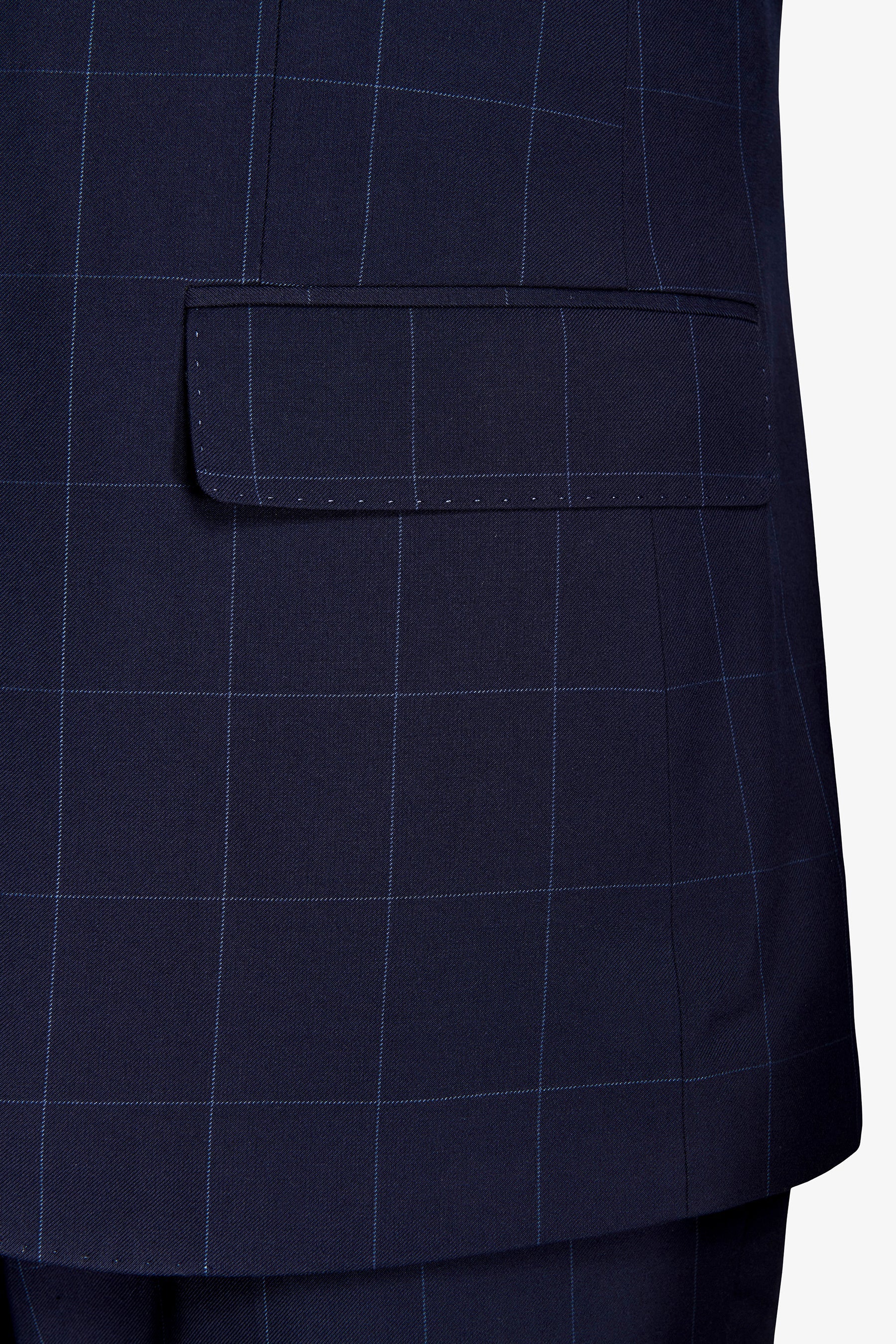 Abito finestrato blu-Dan John