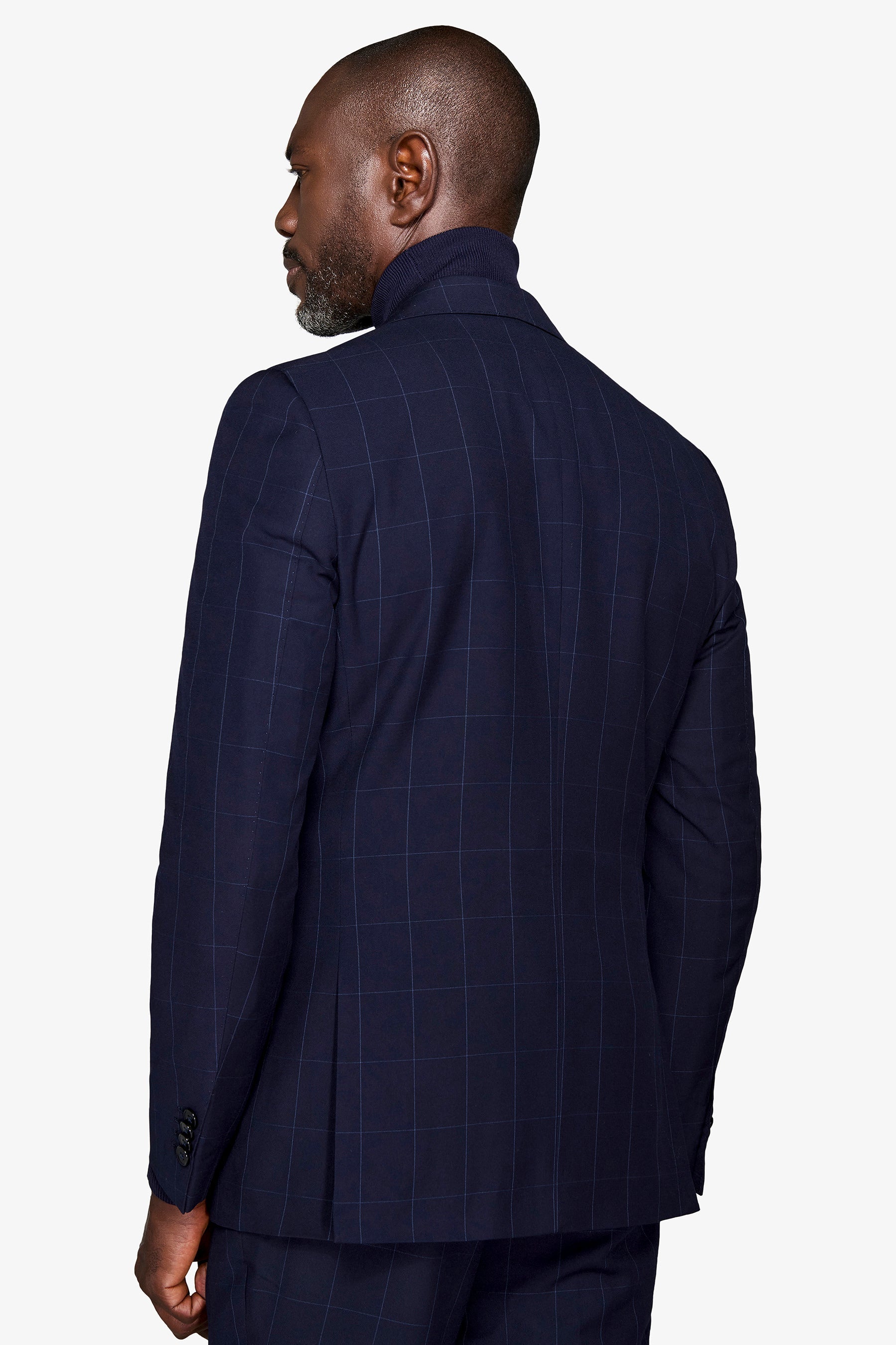 Abito finestrato blu-Dan John