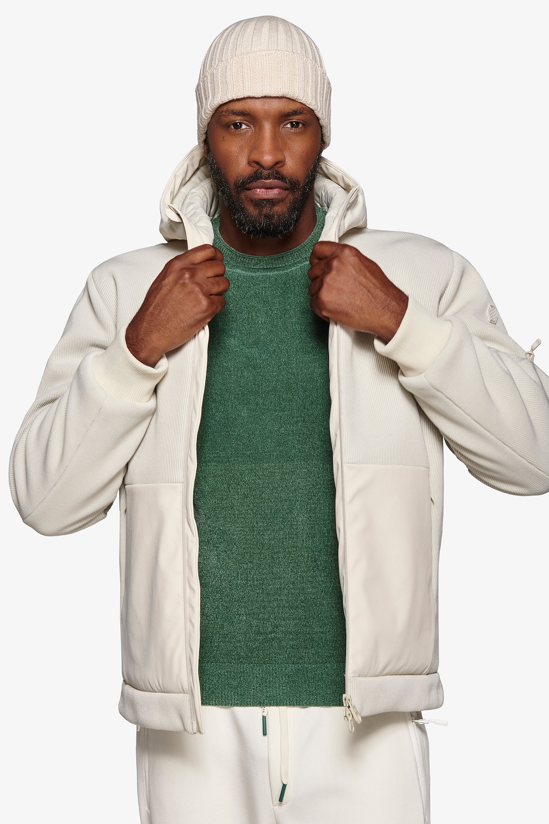 Bomber bimaterico DNJ ghiaccio-Dan John