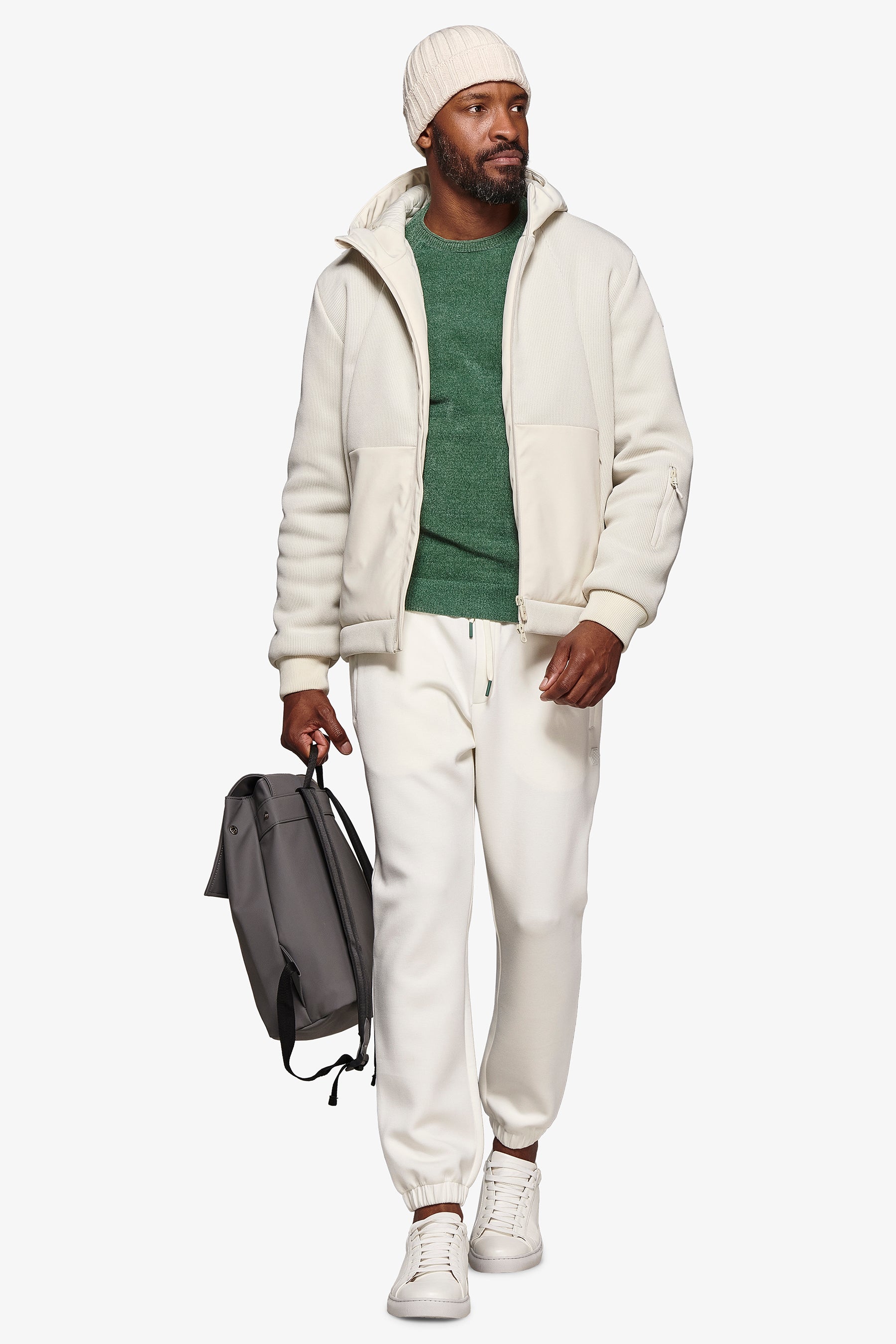 Bomber bimaterico DNJ ghiaccio-Dan John