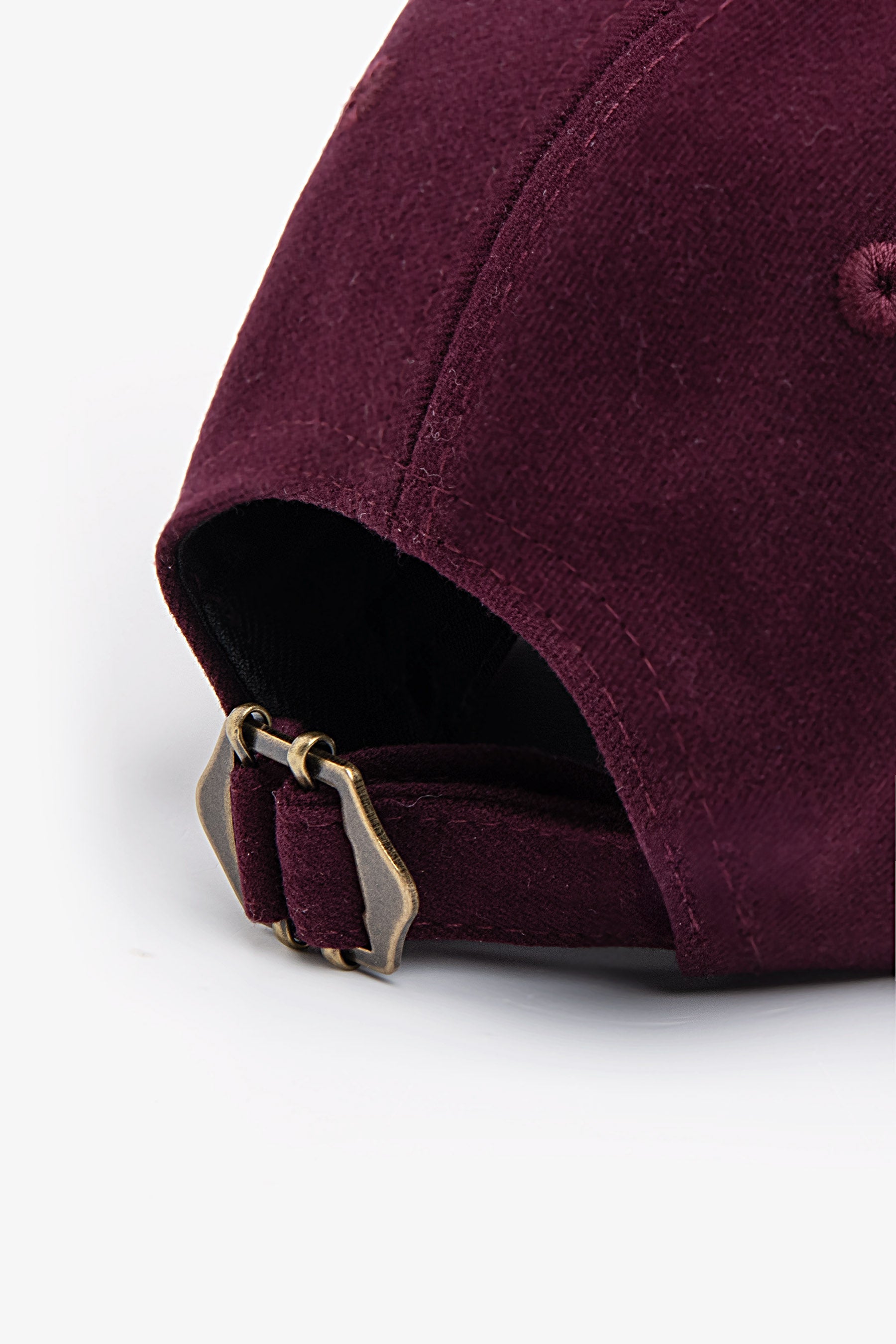 Gorra con visera con logo burdeos Kids