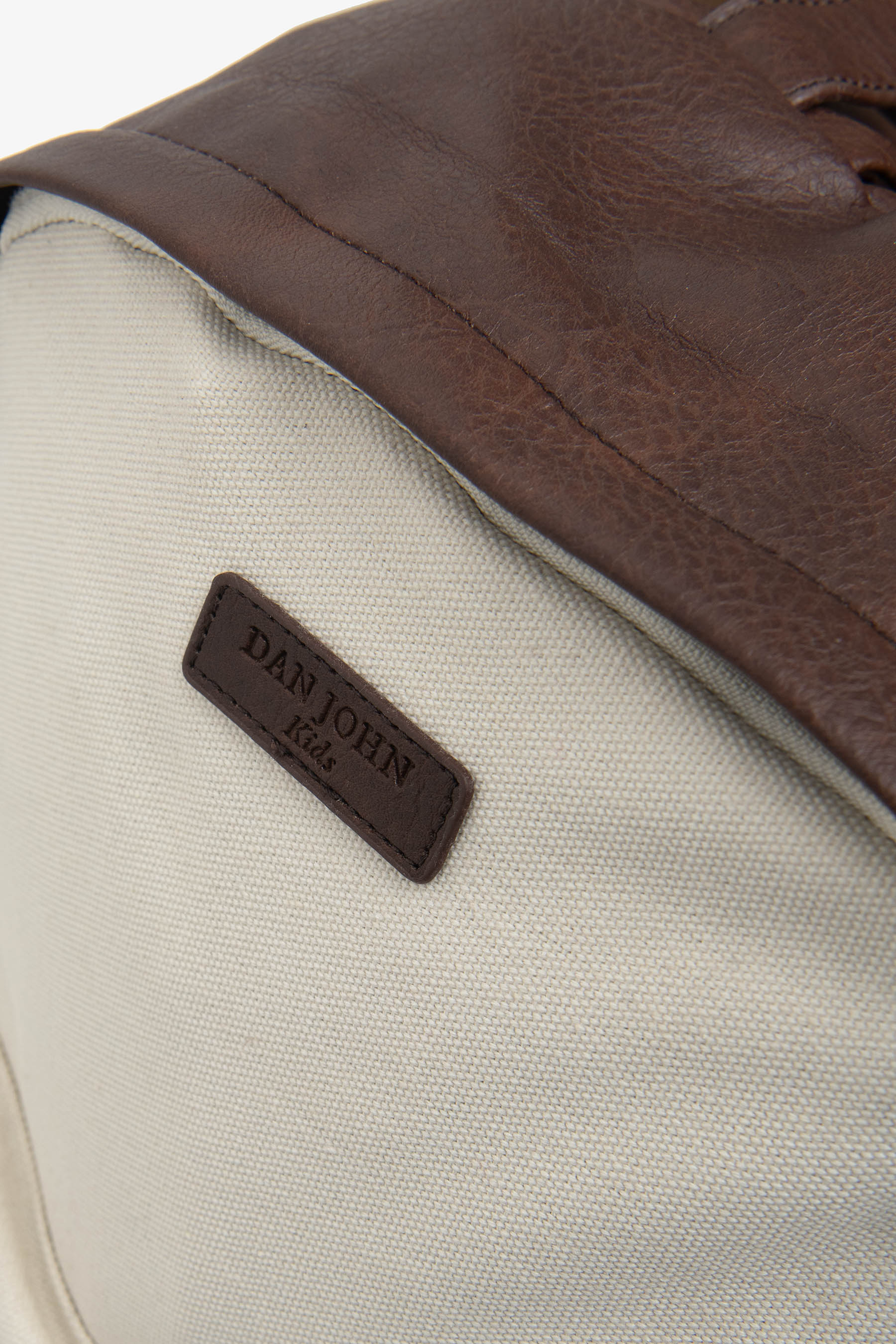 Mochila de lona blanco roto Kids