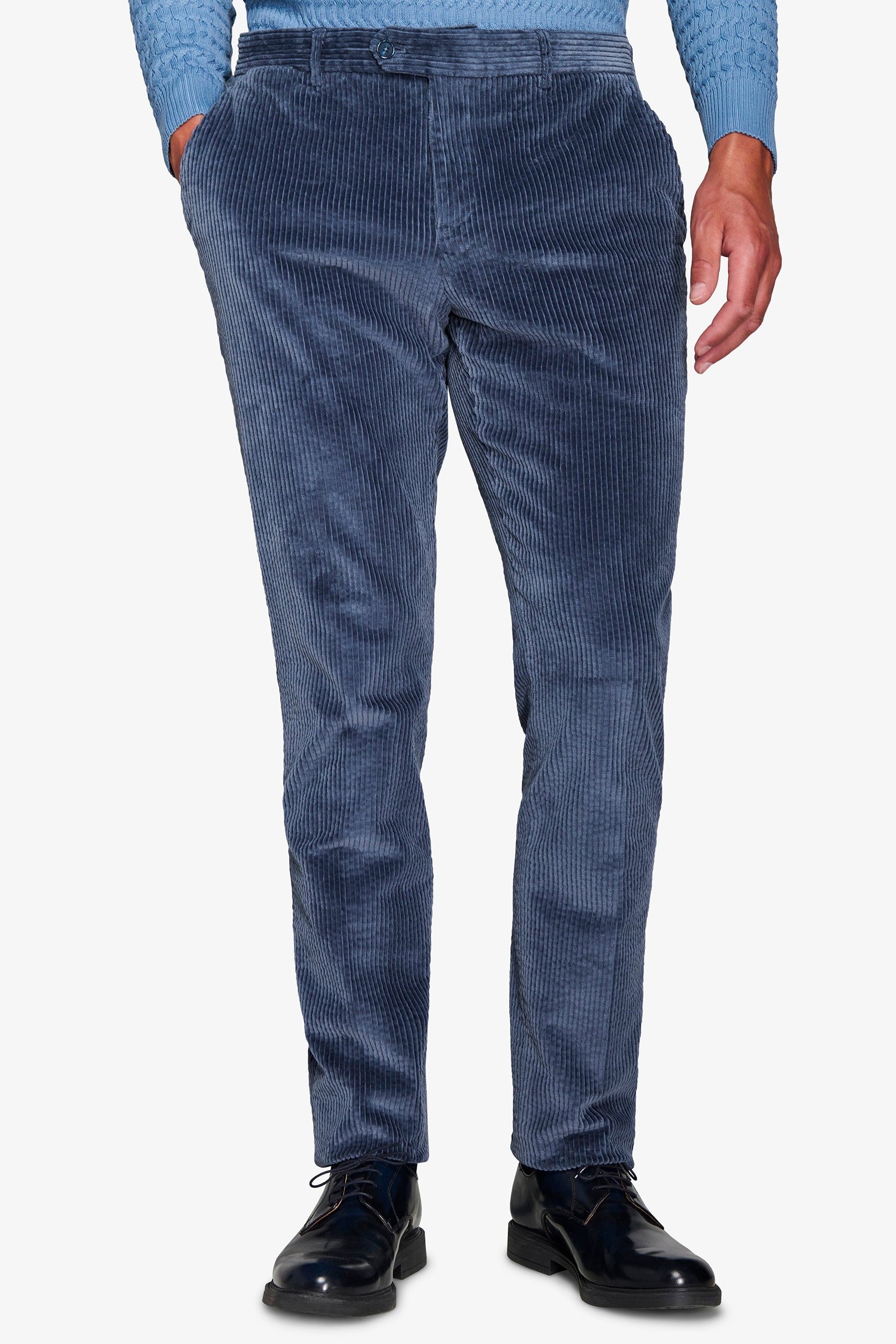 Pantalone da abito in velluto avion-Dan John