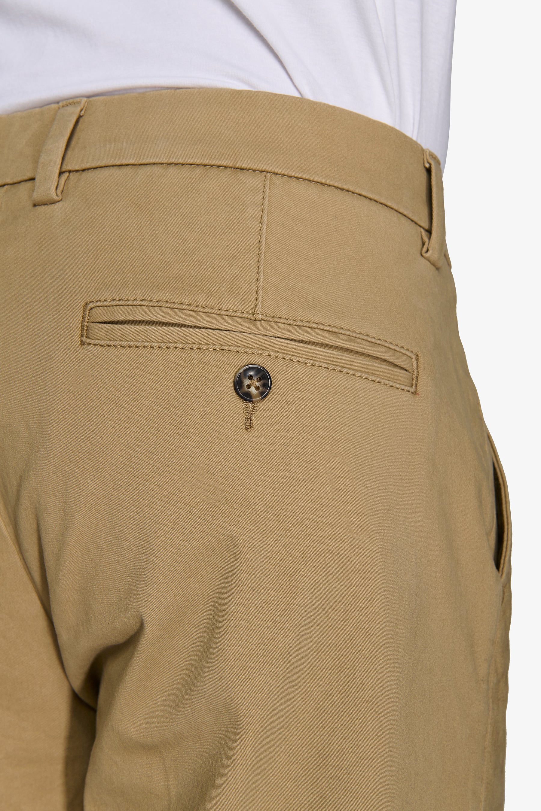 Pantaloni chino gabardina beige-Dan John