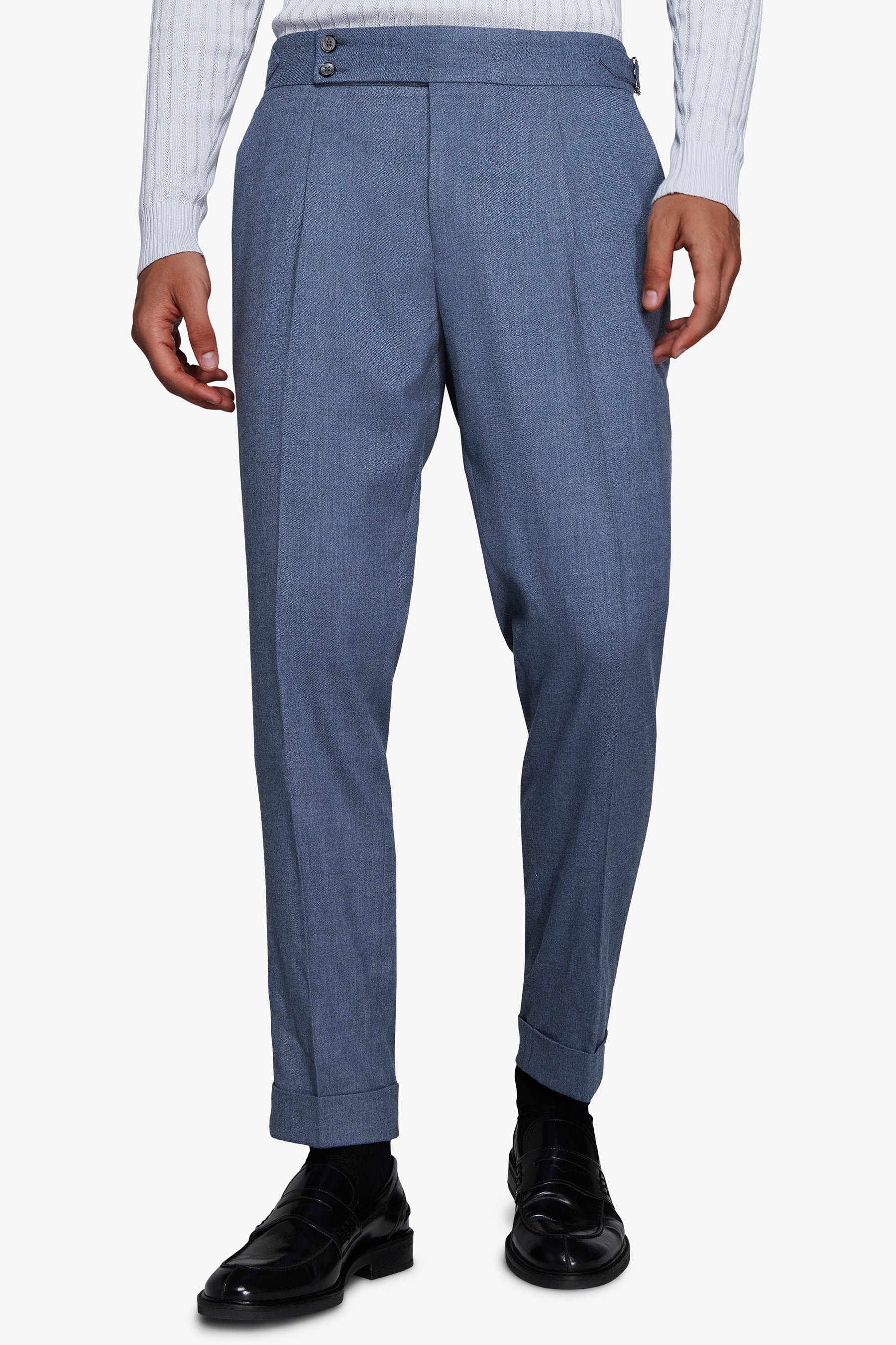 Hose mit Zuckerpapier-Flanell-Effekt