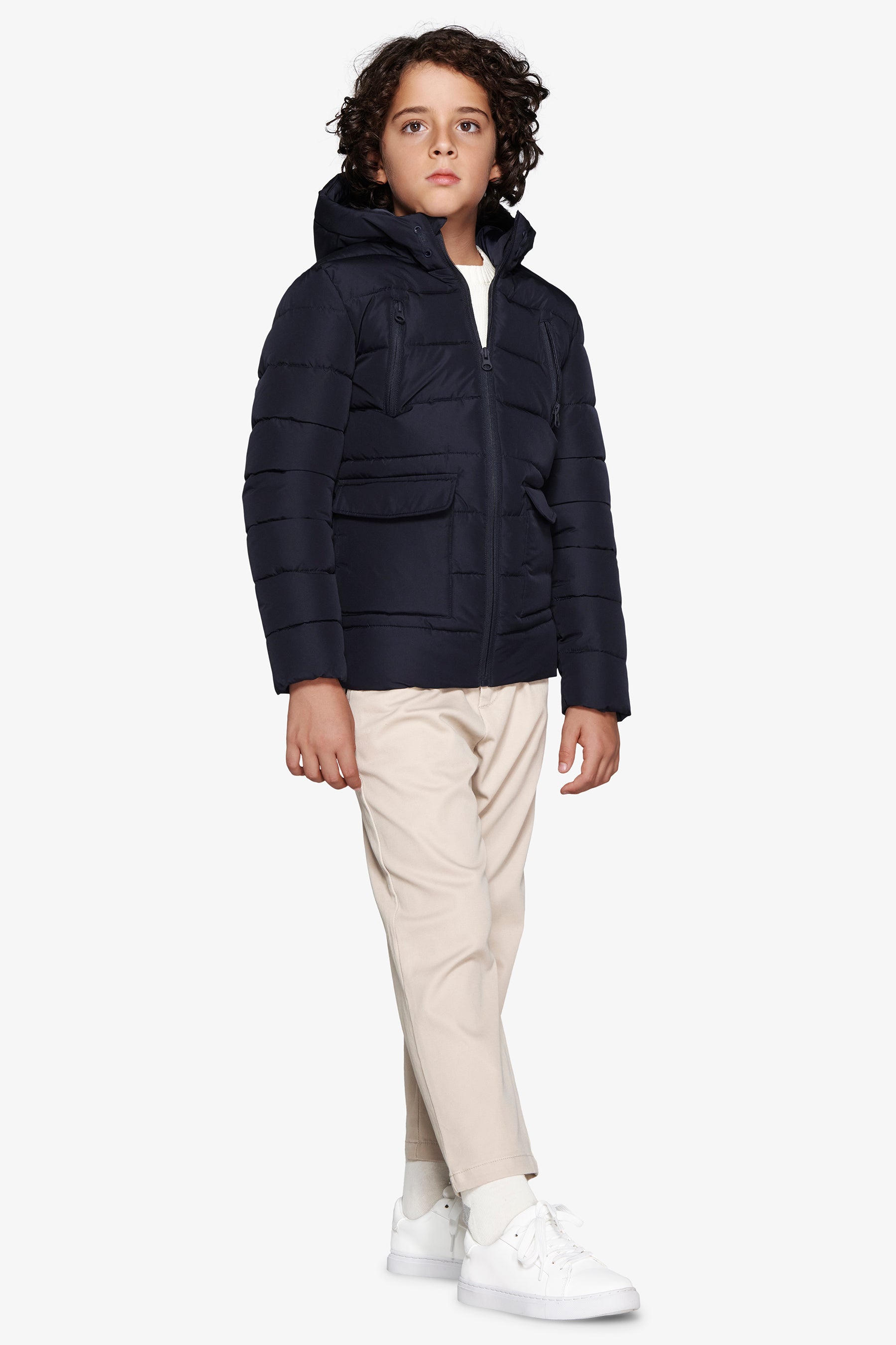 Parka acolchada azul Kids